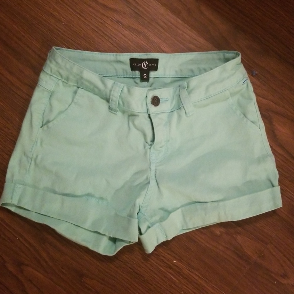Cello Mint Green Shorts
